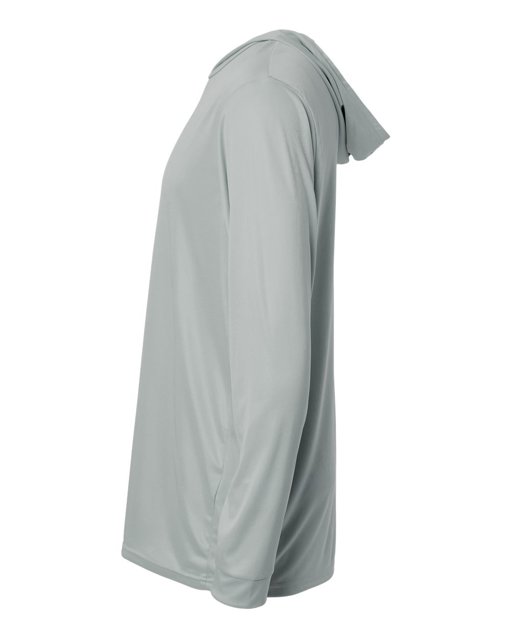 Unisex Bahama Performance Hooded Long Sleeve T-Shirt - DirectSide - B10571092 - Medium Grey