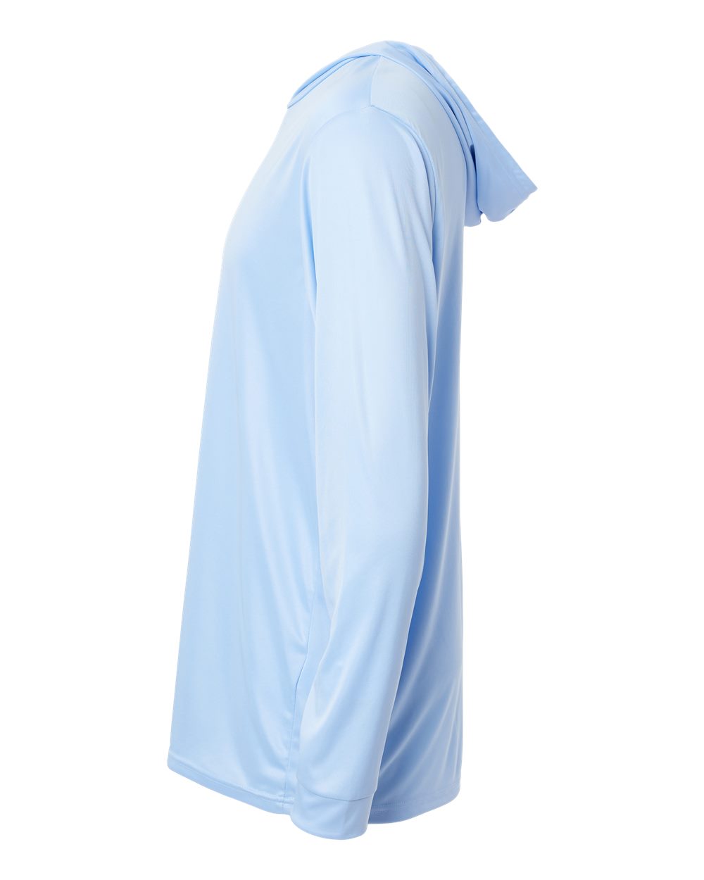 Unisex Bahama Performance Hooded Long Sleeve T-Shirt - DirectSide - B10571262 - Blue Mist