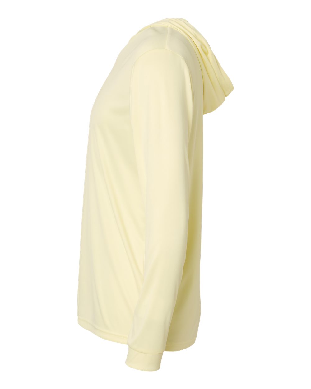 Unisex Bahama Performance Hooded Long Sleeve T-Shirt - DirectSide - B10571402 - Pale Yellow