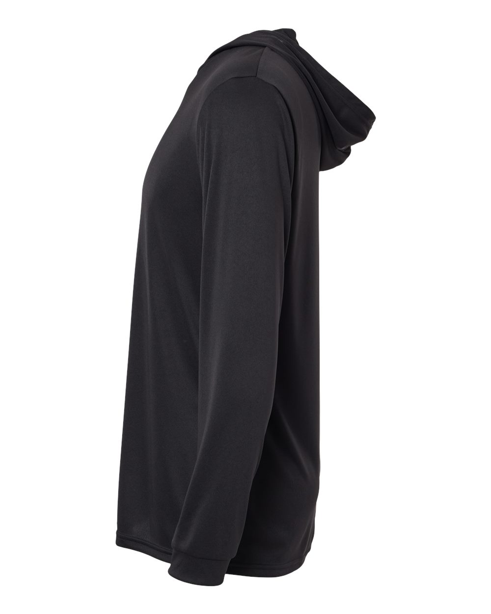 Unisex Bahama Performance Hooded Long Sleeve T-Shirt - DirectSide - B10571502 - Black