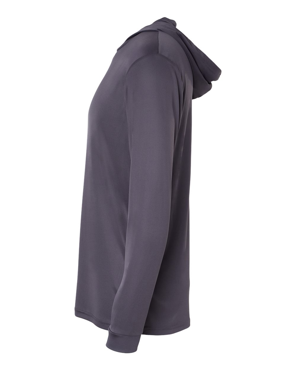 Unisex Bahama Performance Hooded Long Sleeve T-Shirt - DirectSide - B10571682 - Graphite