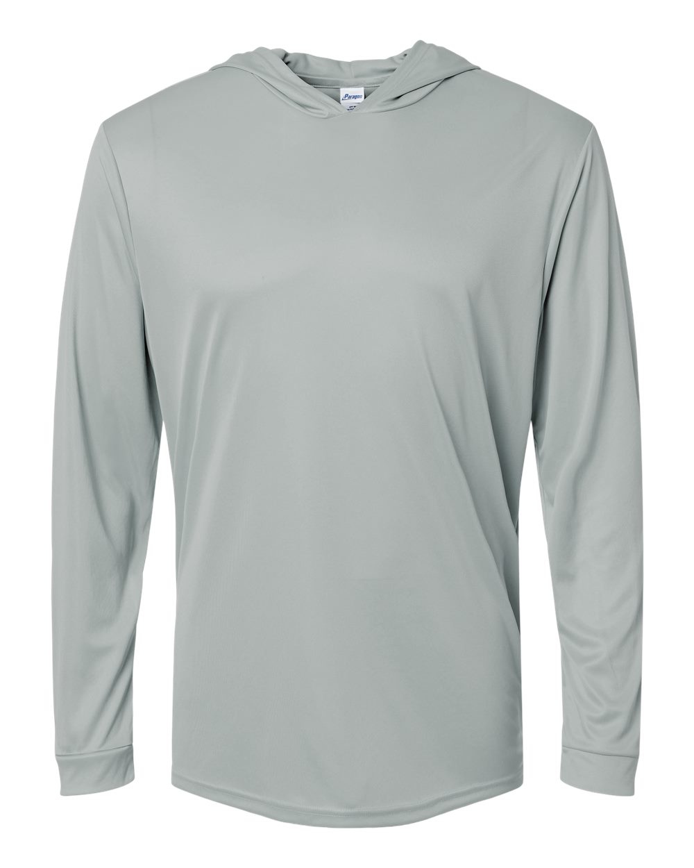 Unisex Bahama Performance Hooded Long Sleeve T-Shirt - Front - B10571092 - Medium Grey