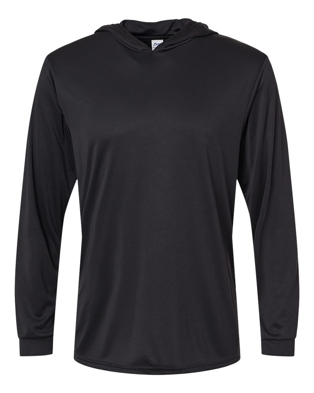 Unisex Bahama Performance Hooded Long Sleeve T-Shirt - Front - B10571502 - Black