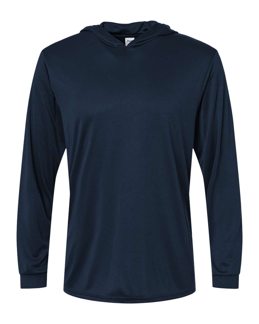 Unisex Bahama Performance Hooded Long Sleeve T-Shirt - Front - B10571652 - Navy