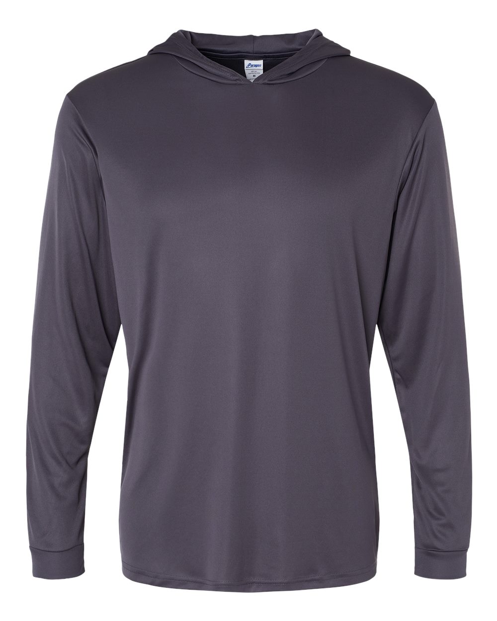 Unisex Bahama Performance Hooded Long Sleeve T-Shirt - Front - B10571682 - Graphite