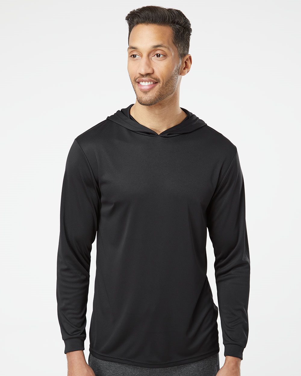 Unisex Bahama Performance Hooded Long Sleeve T-Shirt - styleImage