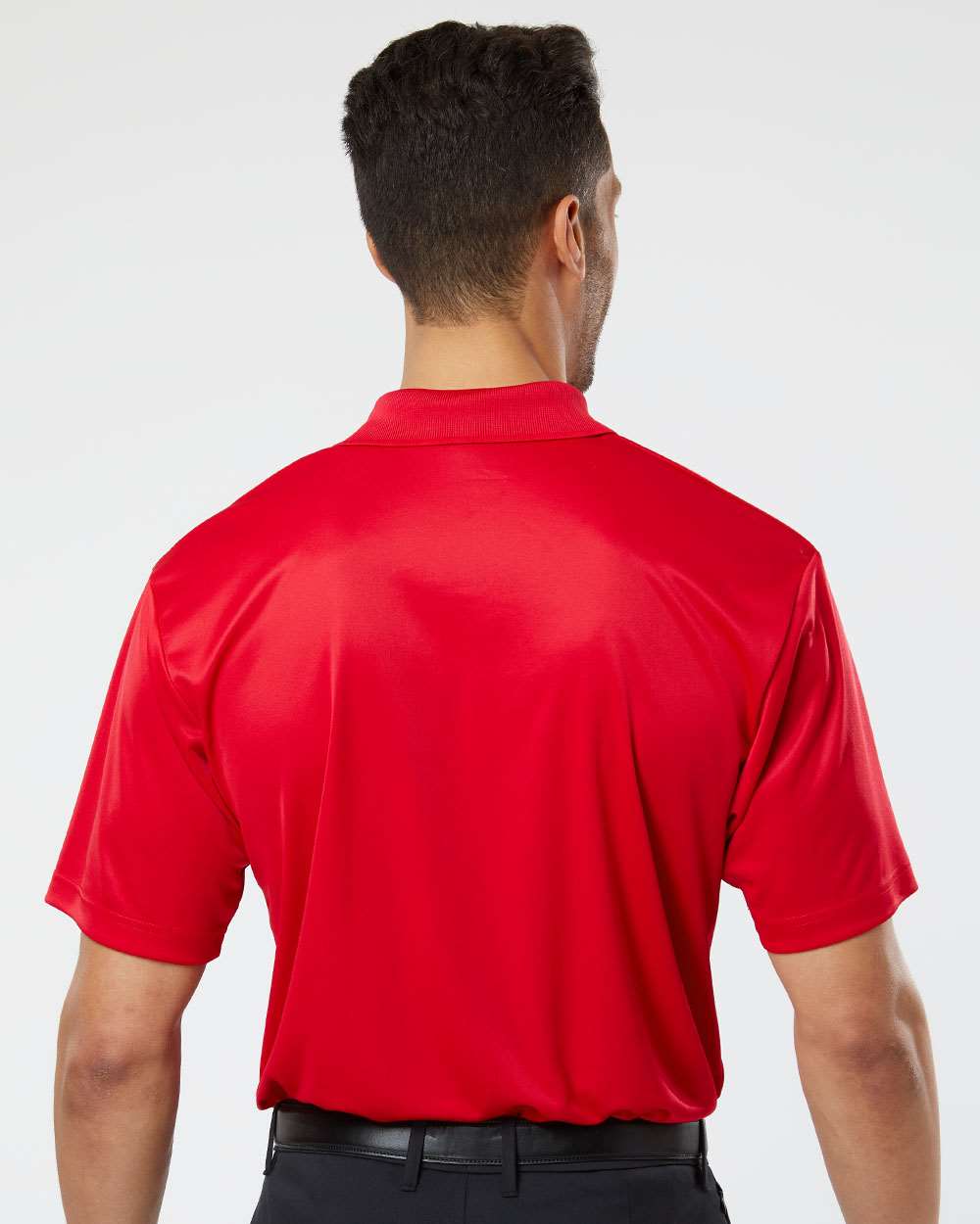 Men's Sebring Performance Polo - OnModelBack - B11071703 - Deep Red