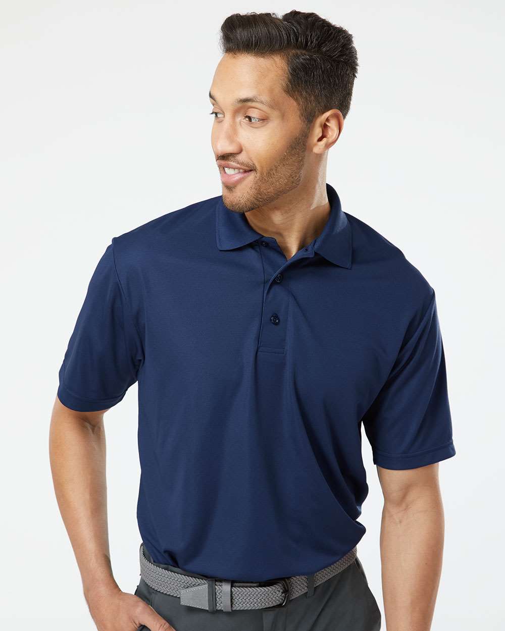 Men's Sebring Performance Polo - OnModelFront - B11071653 - Deep Navy