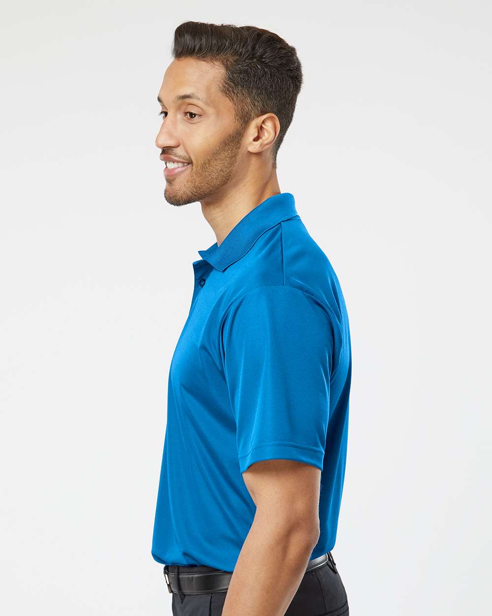 Men's Sebring Performance Polo - OnModelSide - B11071763 - Turquoise