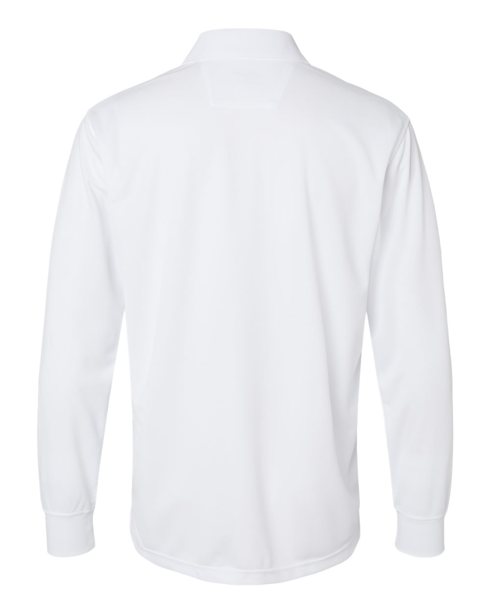 Men's Prescott Long Sleeve Polo - Back - B11371003 - White