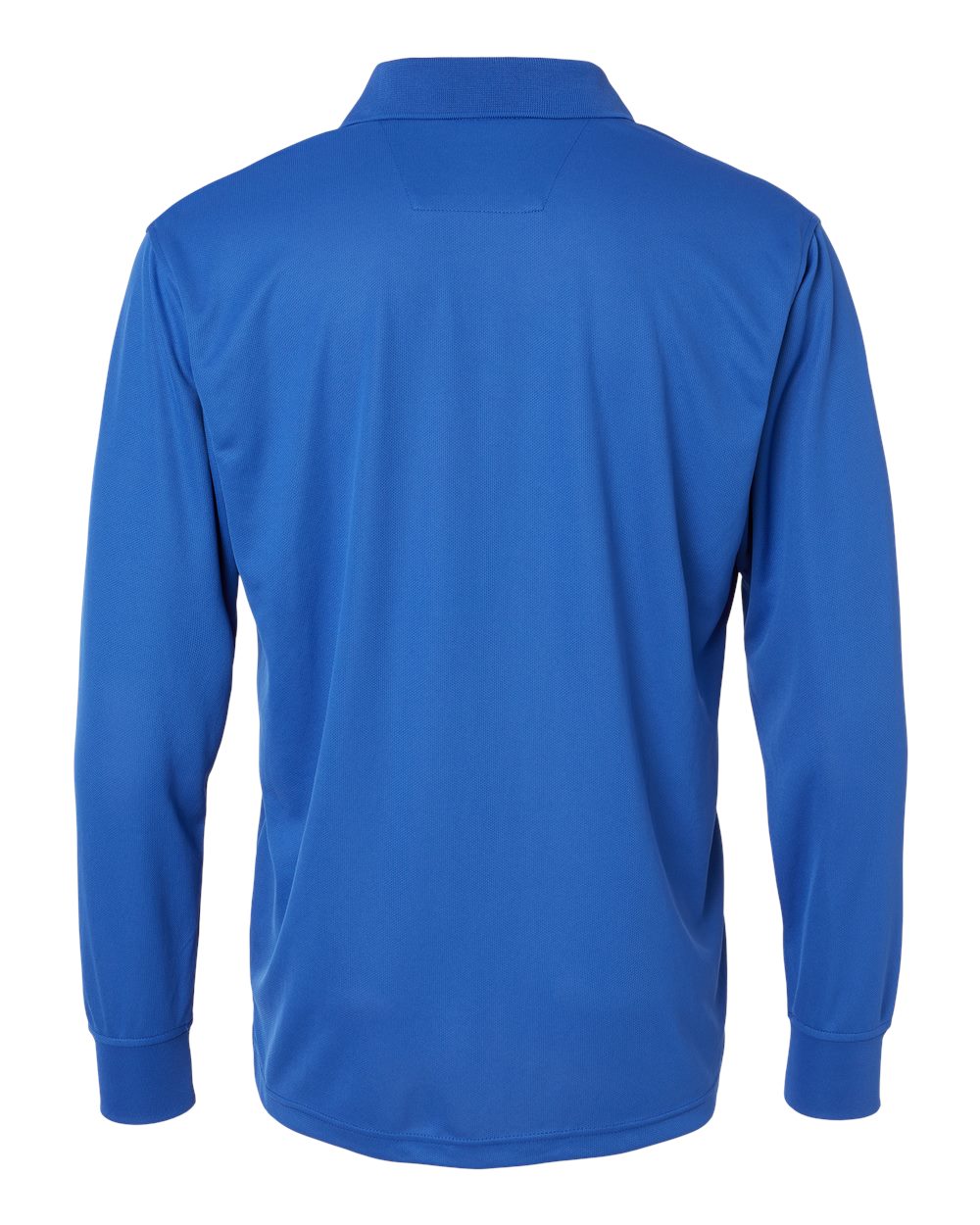 Men's Prescott Long Sleeve Polo - Back - B11371753 - Royal