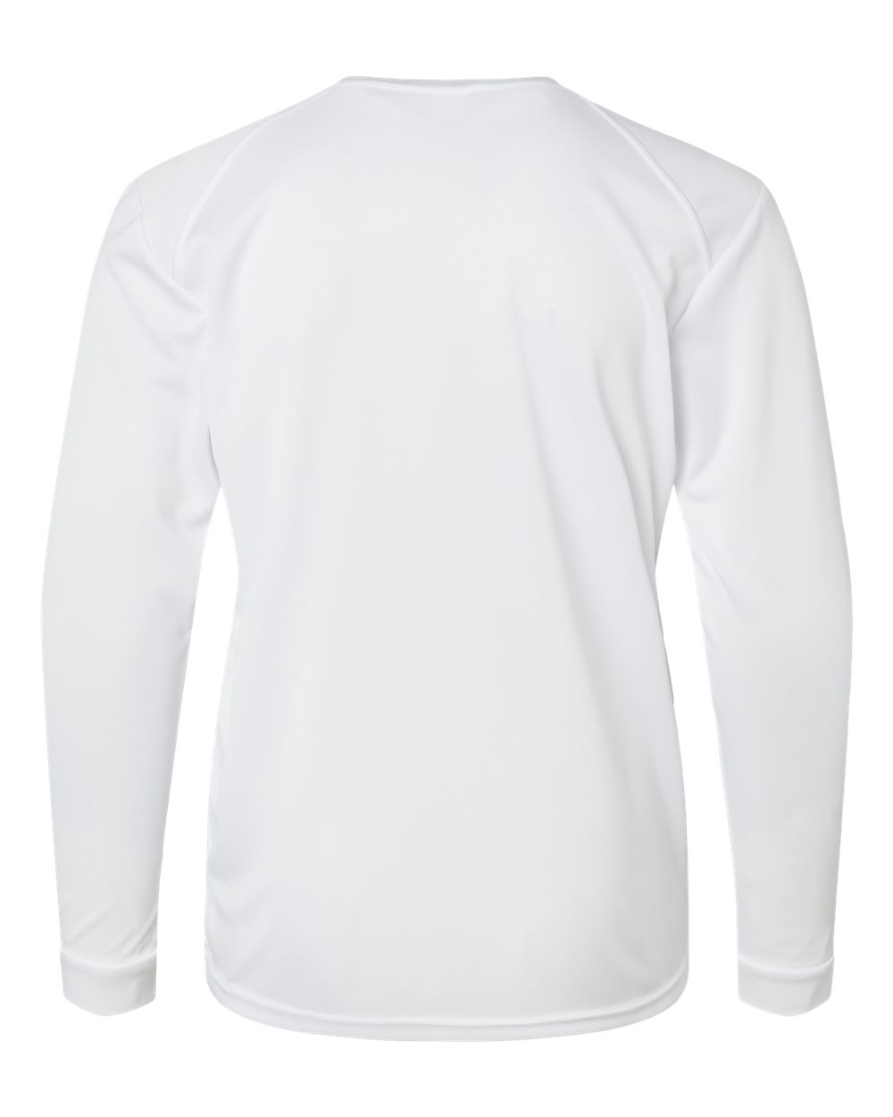 Youth Long Islander Performance Long Sleeve T-Shirt - Back - B12671003 - White