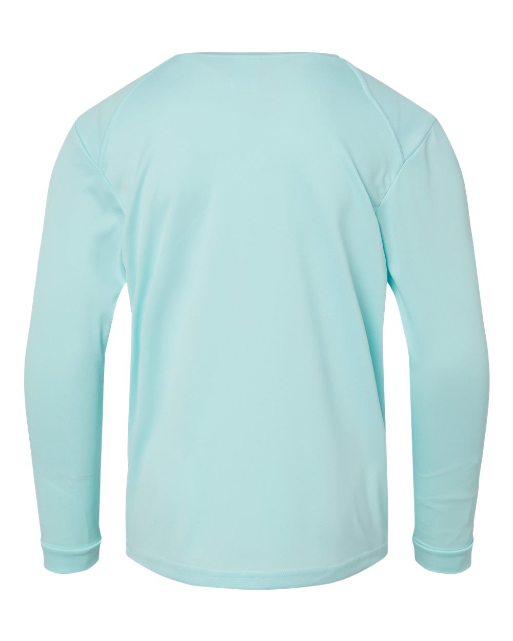 Youth Long Islander Performance Long Sleeve T-Shirt - Back - B12671173 - Aqua Blue