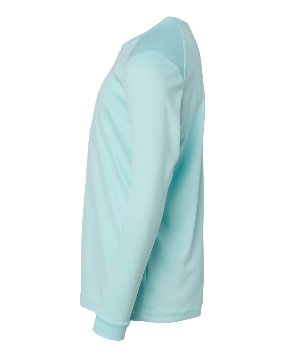 Youth Long Islander Performance Long Sleeve T-Shirt - DirectSide - B12671173 - Aqua Blue
