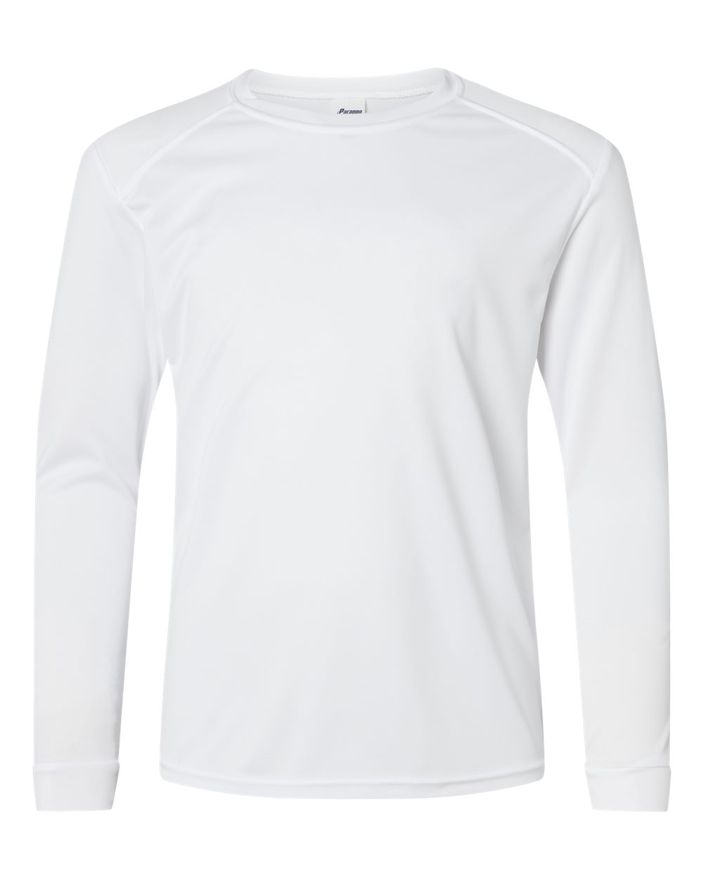 Youth Long Islander Performance Long Sleeve T-Shirt - Front - B12671003 - White