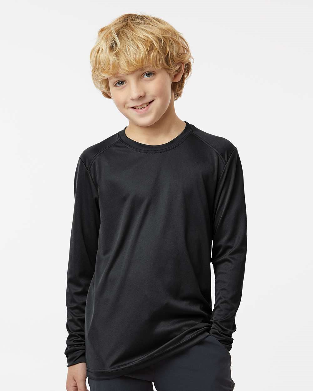 Youth Long Islander Performance Long Sleeve T-Shirt - styleImage