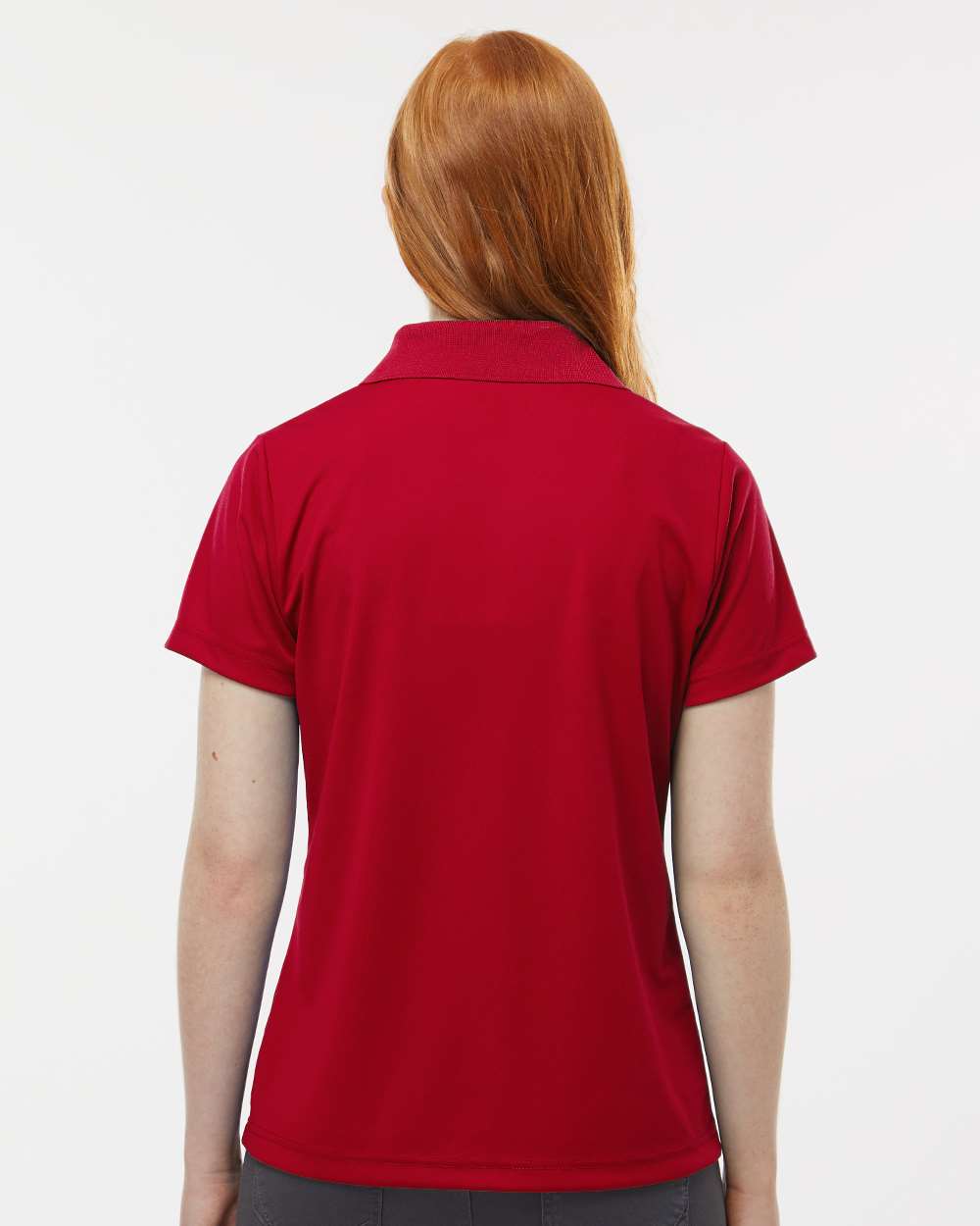 Women's Sebring Performance Polo - OnModelBack - B13571702 - Deep Red