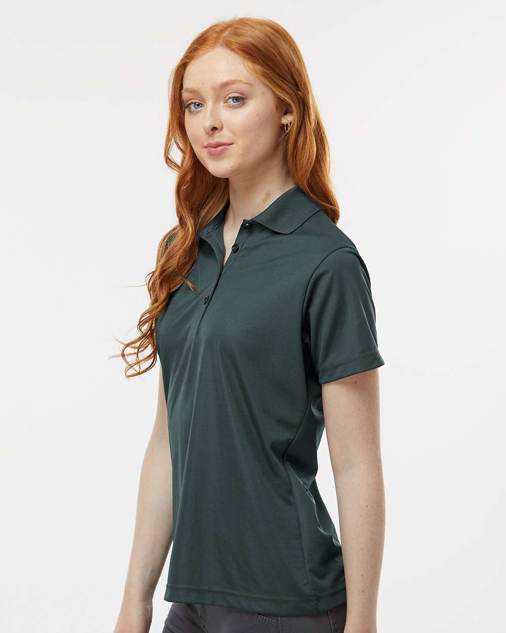 Women's Sebring Performance Polo - OnModelSide - B13571582 - Carbon