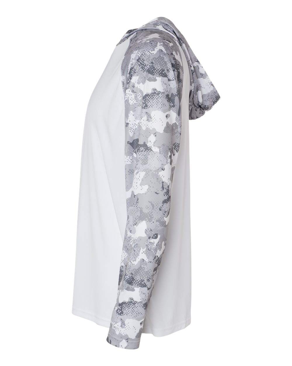 Unisex Tortuga Extreme Performance Hooded T-Shirt - DirectSide - B14871102 - White/ Aluminum Camo